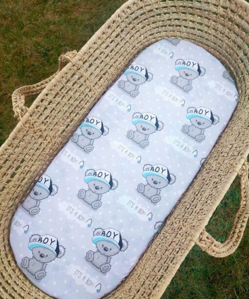 Paklodė su guma vežimėliui "It's a boy"