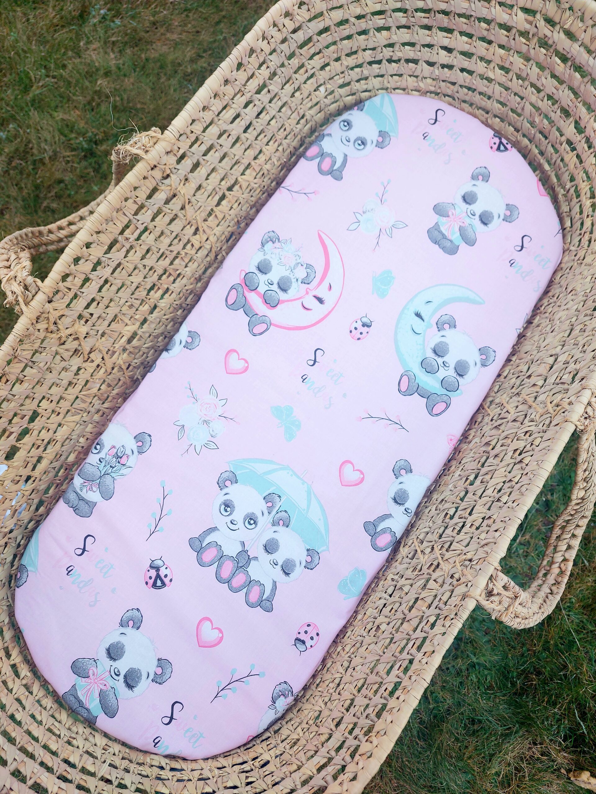 Paklodė su guma vežimėliui "Meškutės"