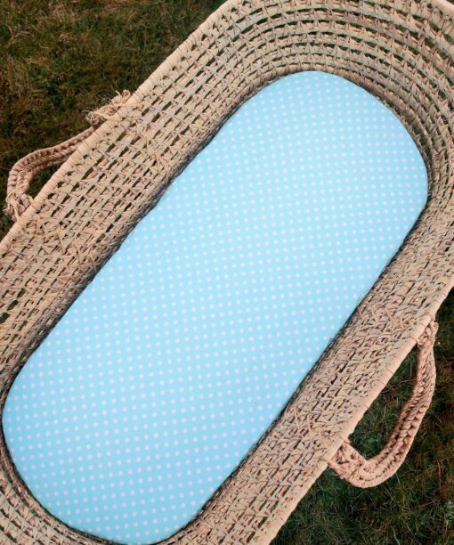 Paklodė su guma vežimėliui "Mėtiniai žirneliai"